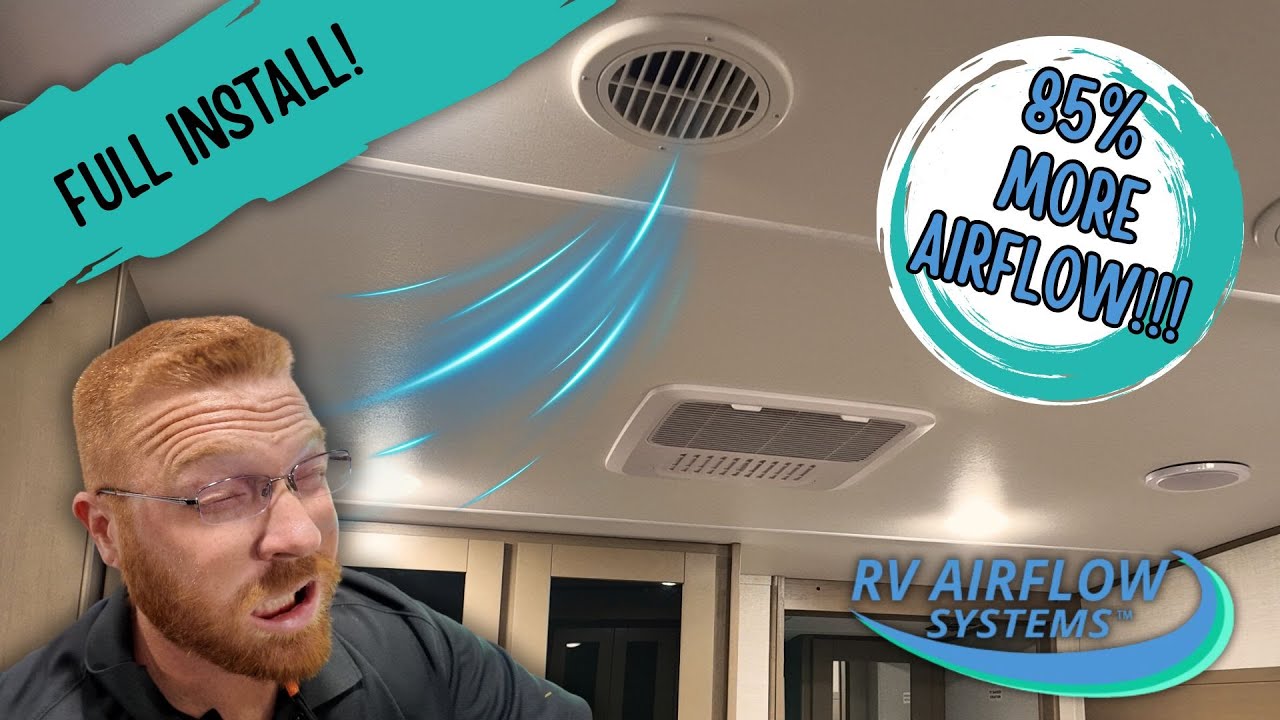 RV Airflow System Install + AirDirect Upgrade | 2025 Grand Design 27BH | 85% Airflow Boost!