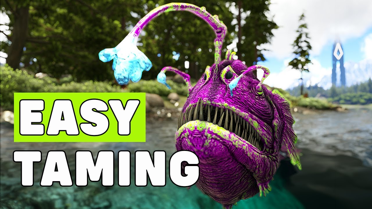How to Tame an Angler Fish - Ark Survival Evolved.