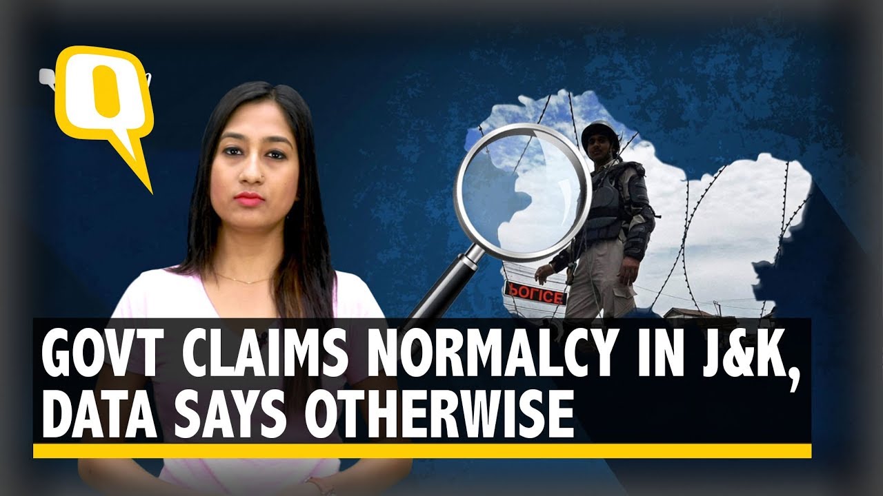 Data Doesn't Support Government's Claims on Kashmir | The Quint