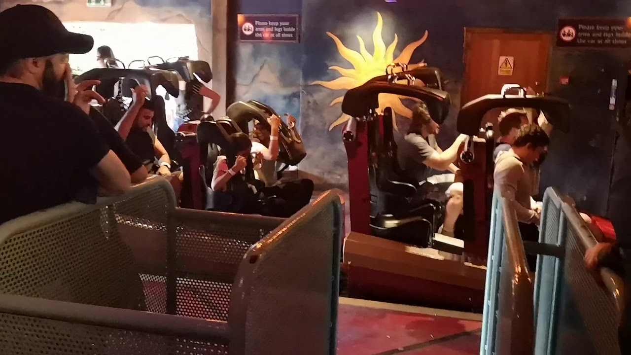 Inside station of Colossus at Thorpe Park 14th July 2019 part 2