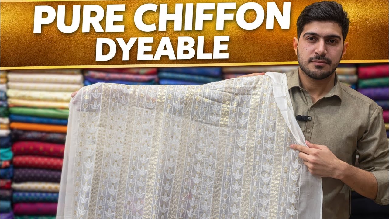 Stop Buying Colored Fabric — use Dyeable Pure Chiffon at Wholesale Prices