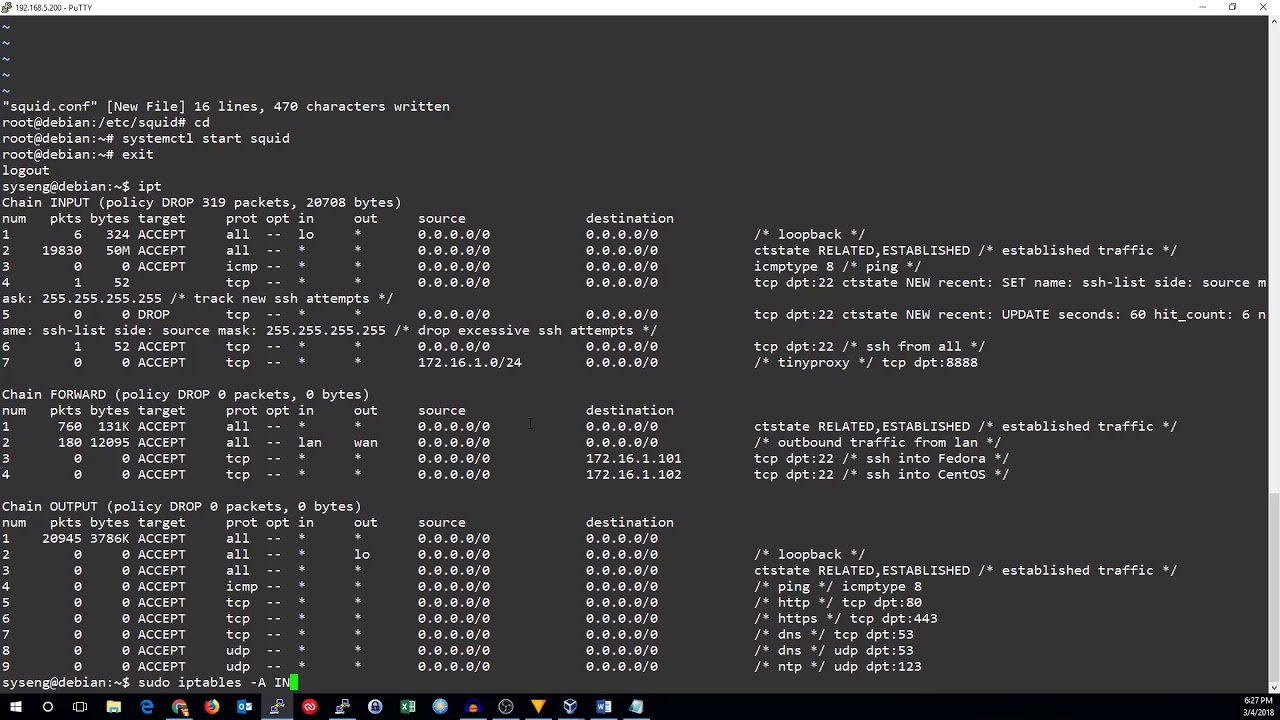 Transparent HTTP+HTTPS Proxy with Squid and iptables