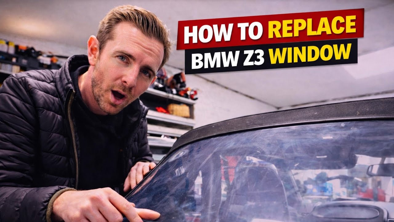 Как снять и заменить заднее пластиковое окно BWM Z3 Project Z3