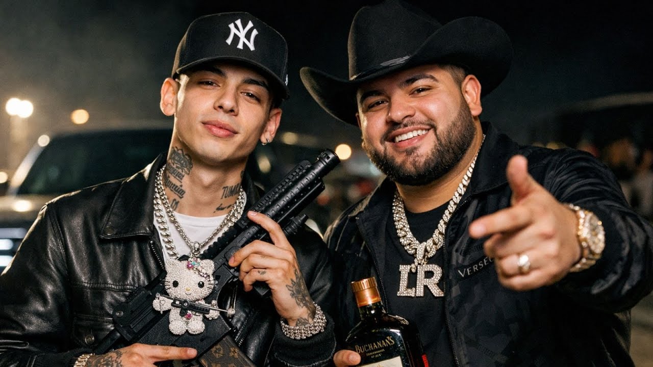 Natanael Cano & Luis R Conriquez - Fondo Negro 🌴 Los Mejores Corridos Belicos Mix Tumbados 2026