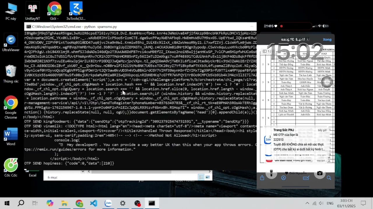 [Share] Tool Spam sms Free no get key , spam kh&ocirc;ng giới hạn | google shell / Terminal