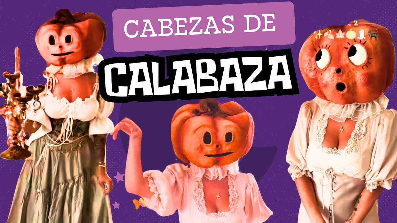 CABEZAS DE CALABAZA DIY