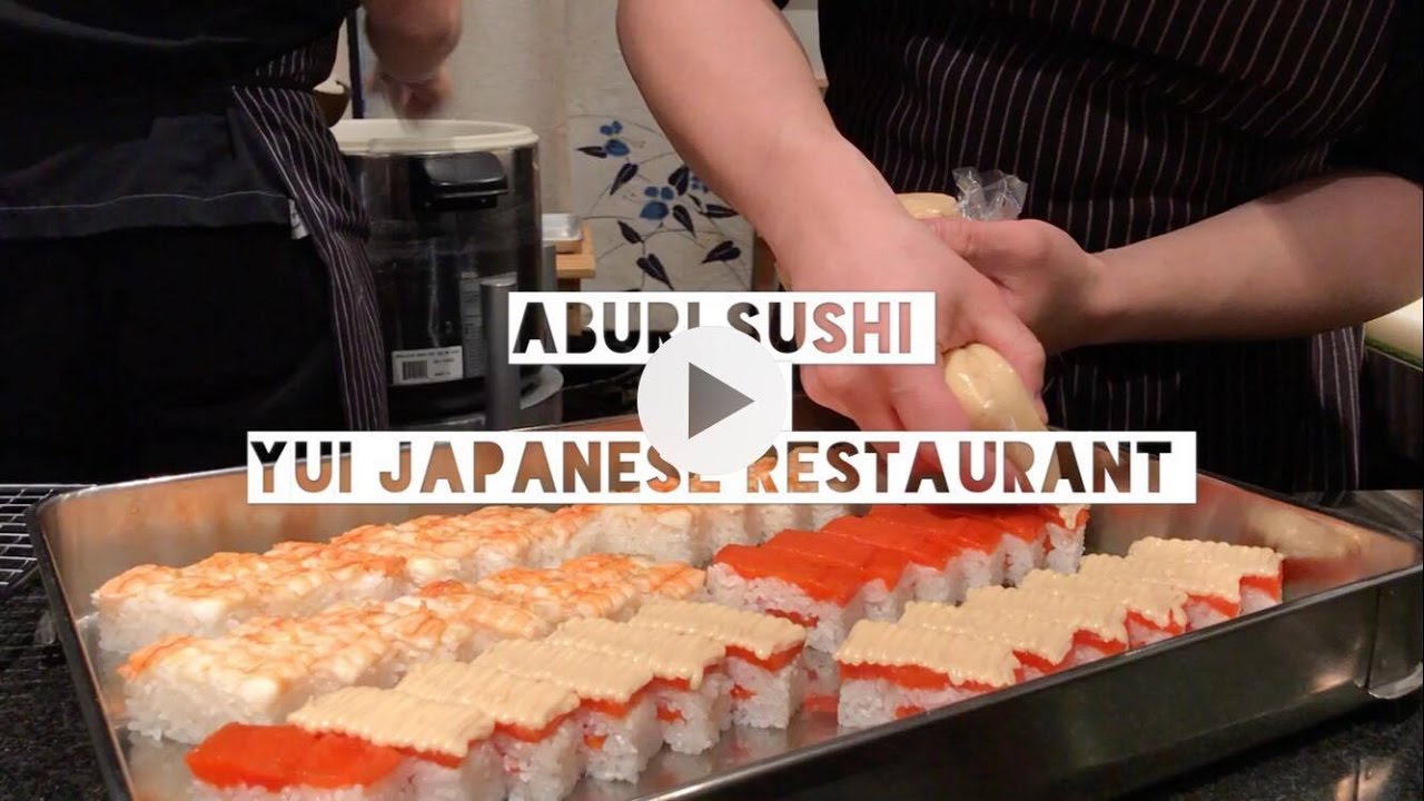 How to make aburi sushi