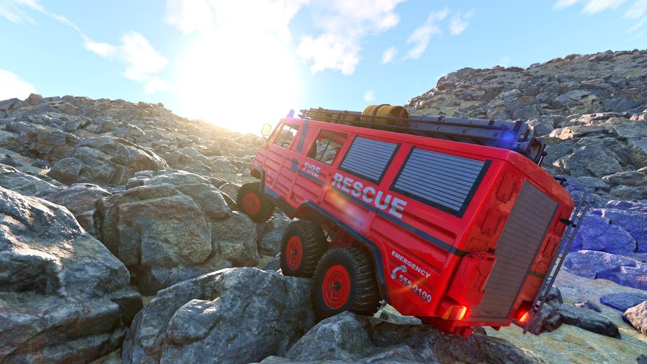 BeamNG Best Rock Crawler? Autobello Stambecco at Johnson Vally Map