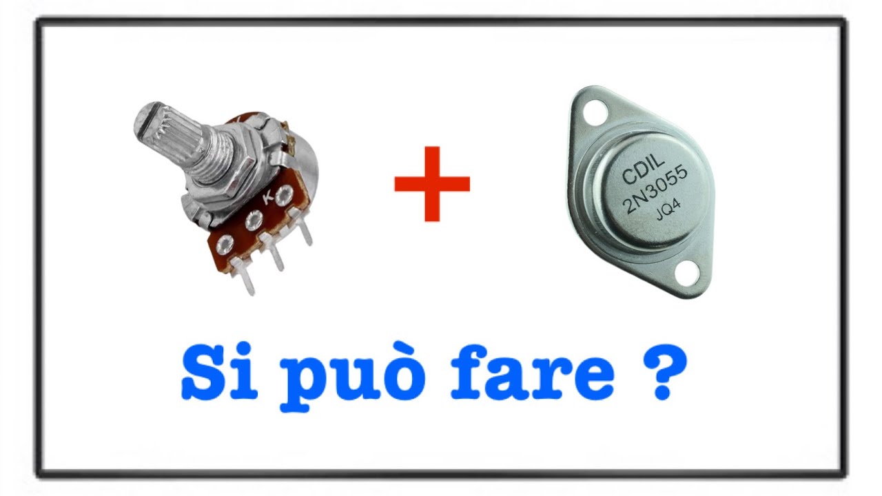 Regolatore con 2n3055, si può fare?