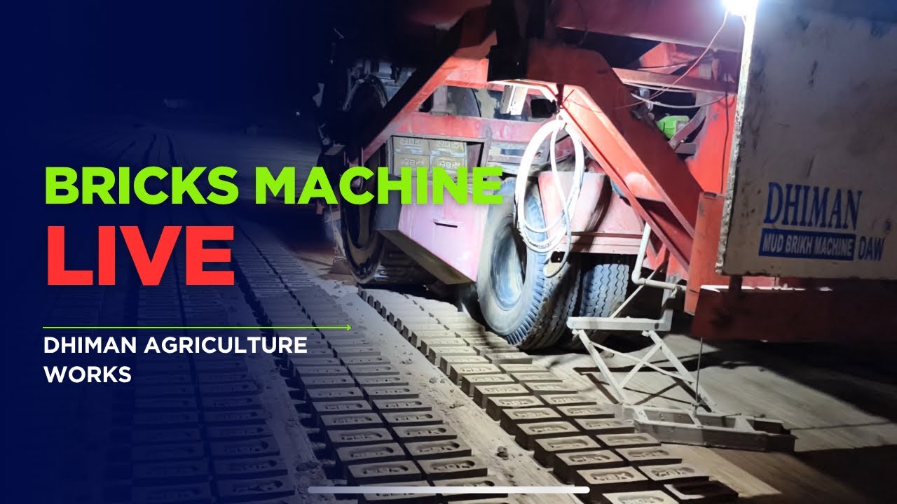 Mud bricks machine #live #machine