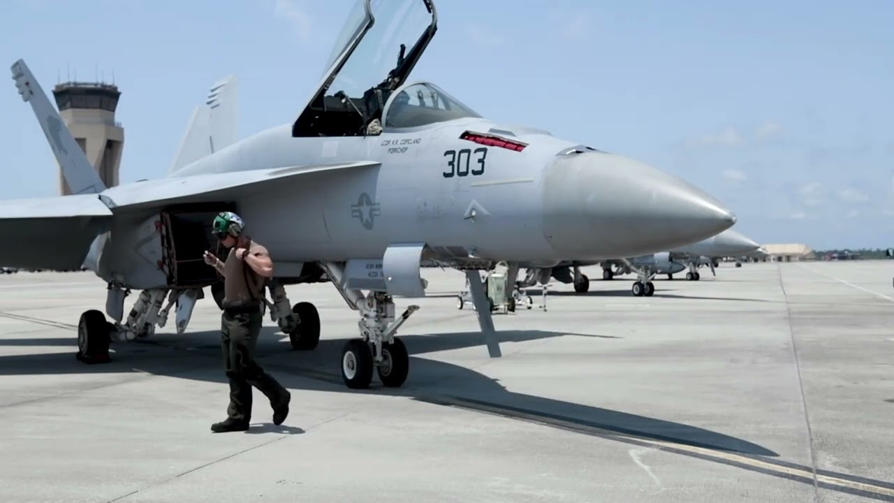 Flight line operations during Checkered Flag 22-2 at Tyndall Air Force Base, Florida, May 18, 2022