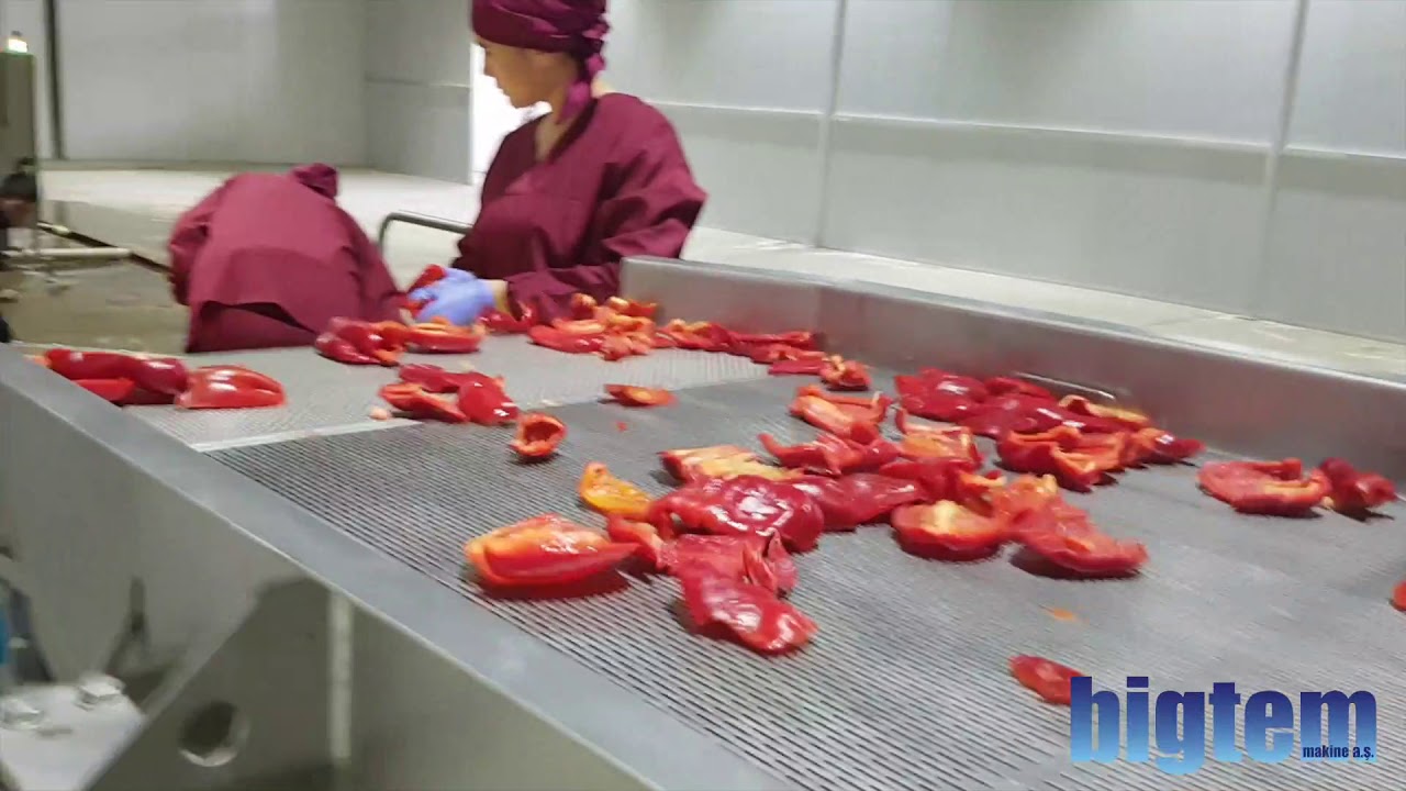 Frozen Diced Paprica Peppers Production Line