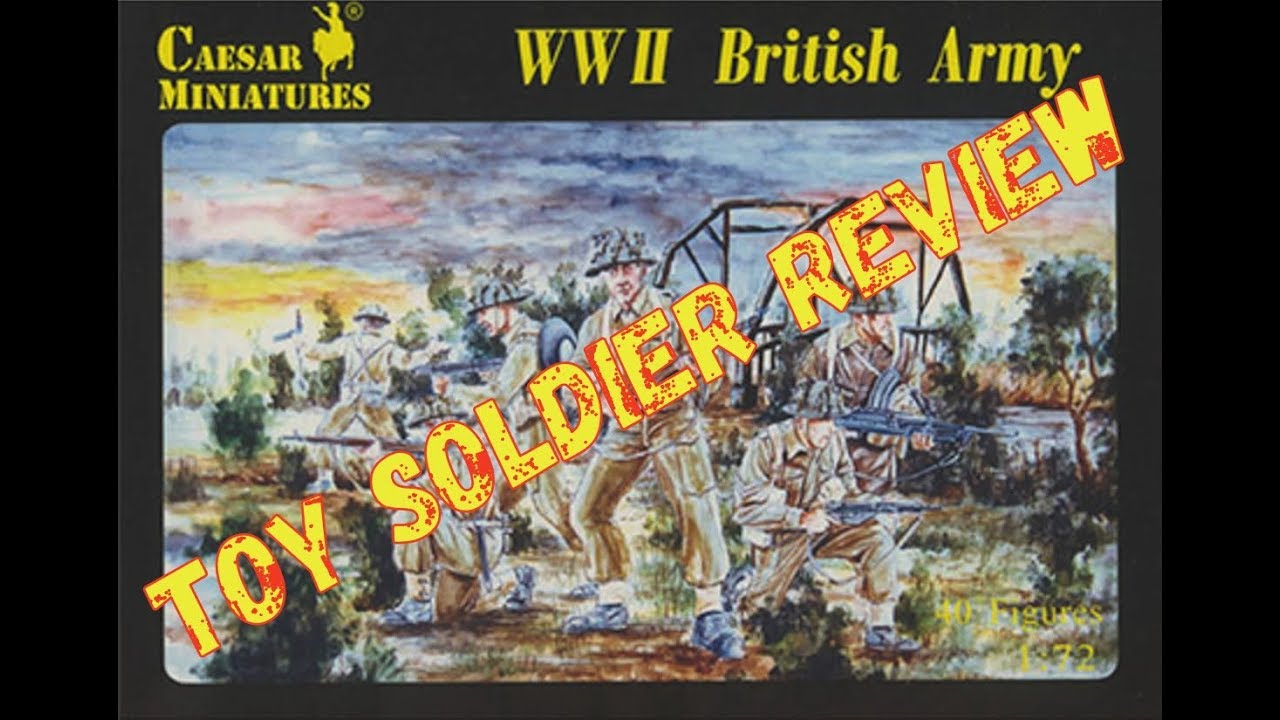 Plastic Soldier Review: CAESAR MINIATURES 1:72 WW2 British Army
