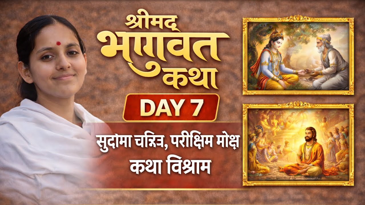 Day 7|| पूज्या श्री मुरलिका जी || श्रीमद् भागवत कथा || लोरमी 2026 ||