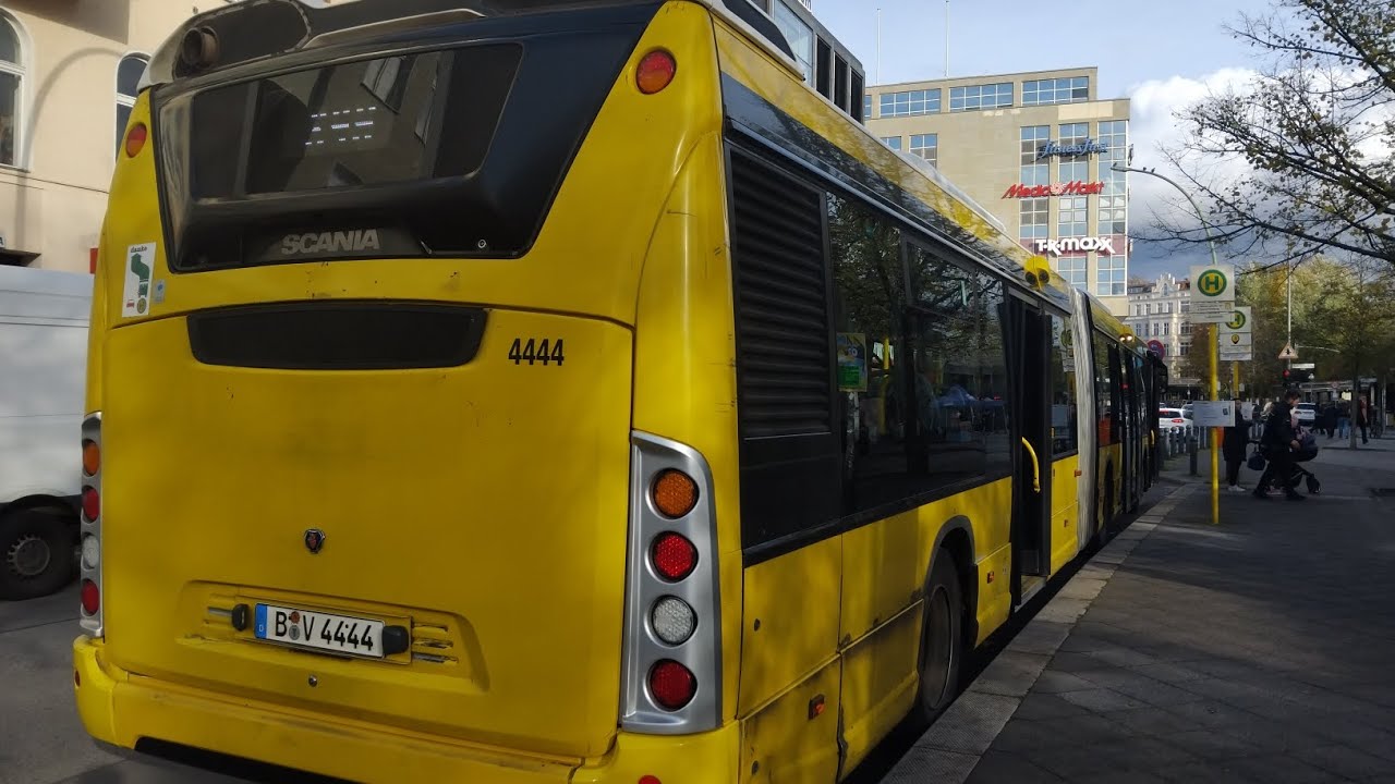 Bus Berlin Mitfahrt im X49 von U Wilmersdorfer Straße/S Charlottenburg bis U Wilmersdorfer Straße 