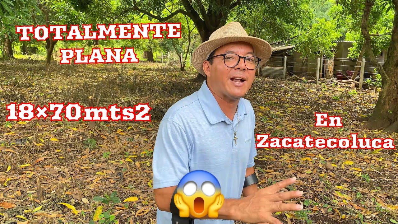 WOOOW PROPIEDAD DE🔴 18×70 MTS2 🔴EN ZACATECOLUCA 😱
