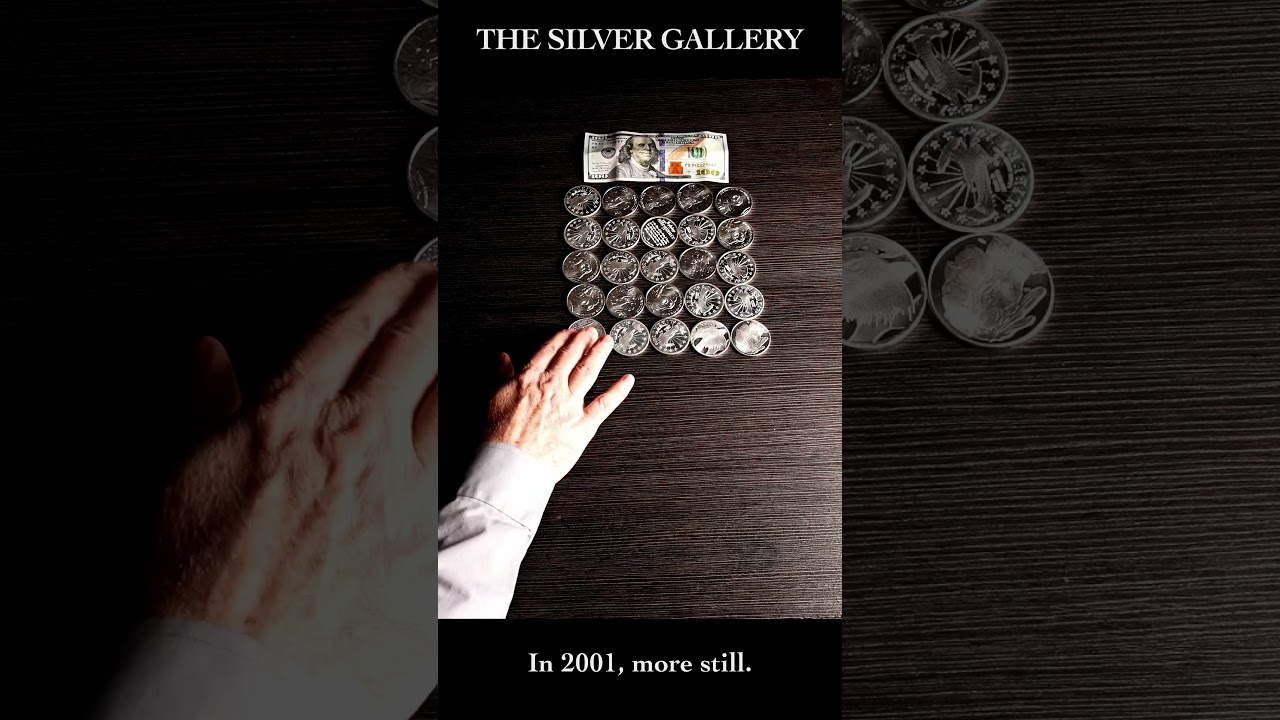 $100 in Silver &mdash; Measured Over Time
