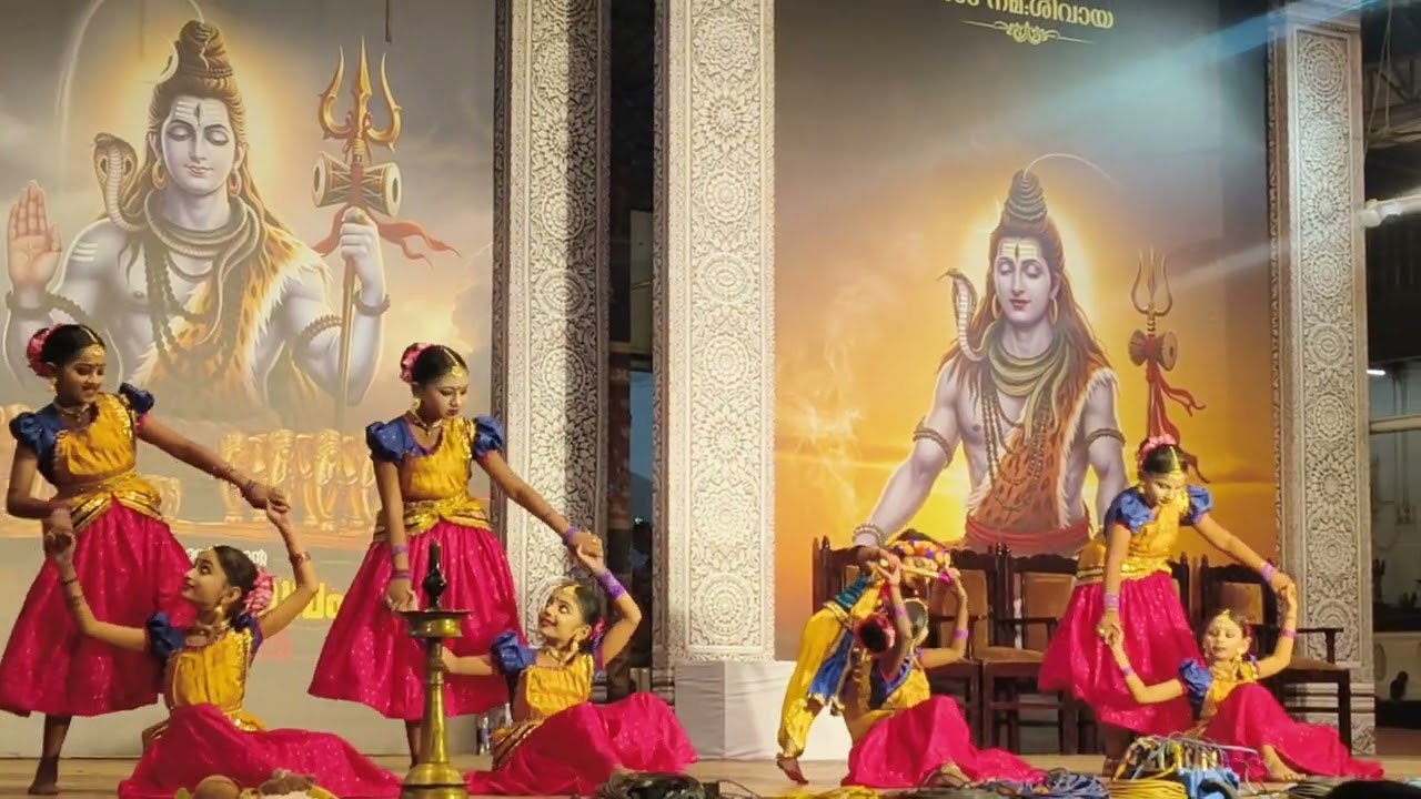 #Dance #program at #ettumanoor #temple 