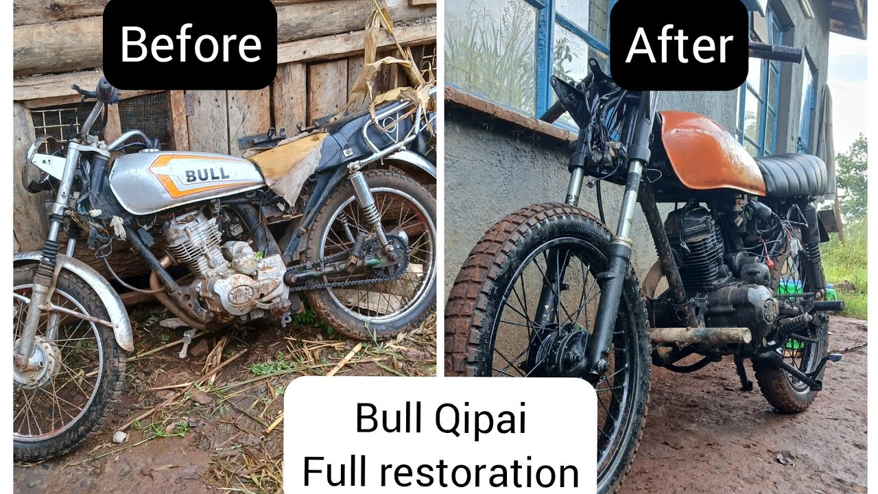 Motorcycle Restoration - Bull Qipai 2019 model (Review)