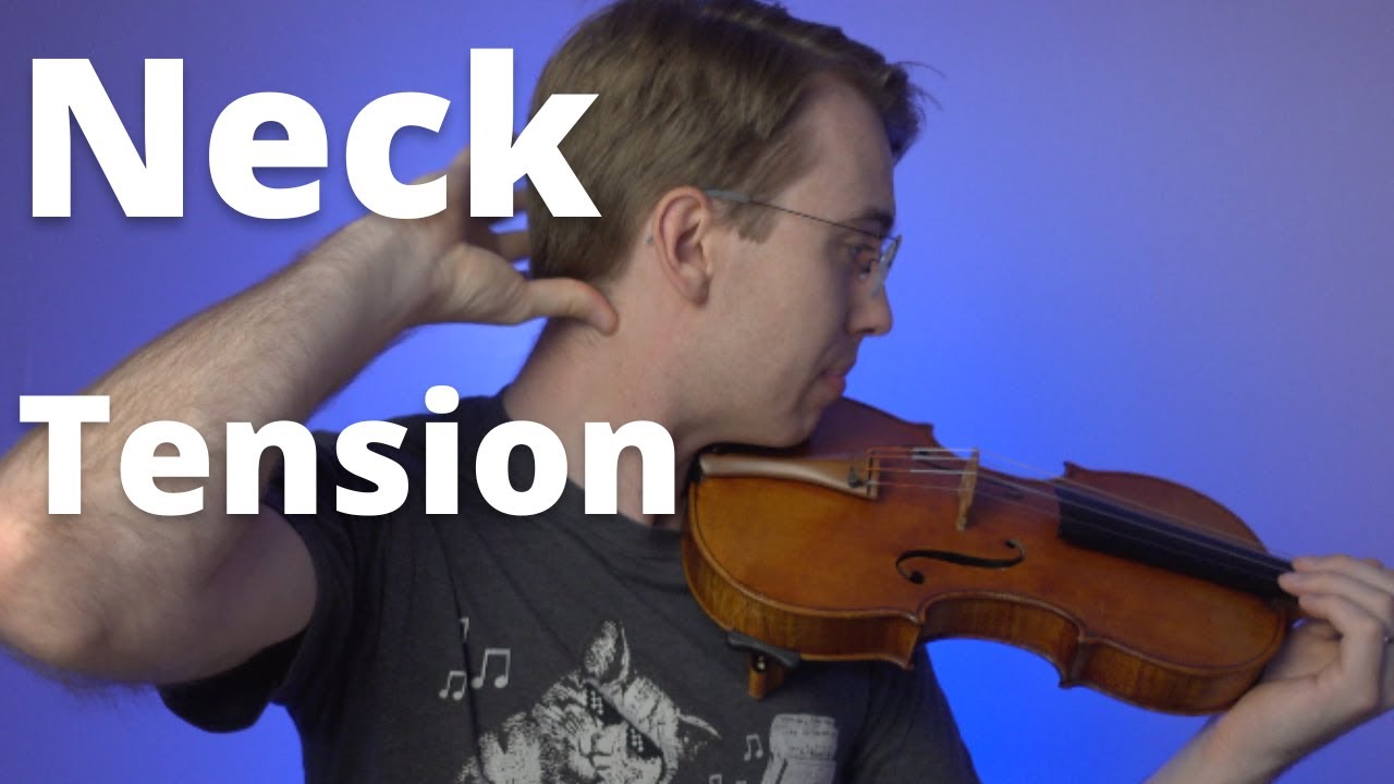 Release Neck Tension on the Violin - How to relax neck on violin