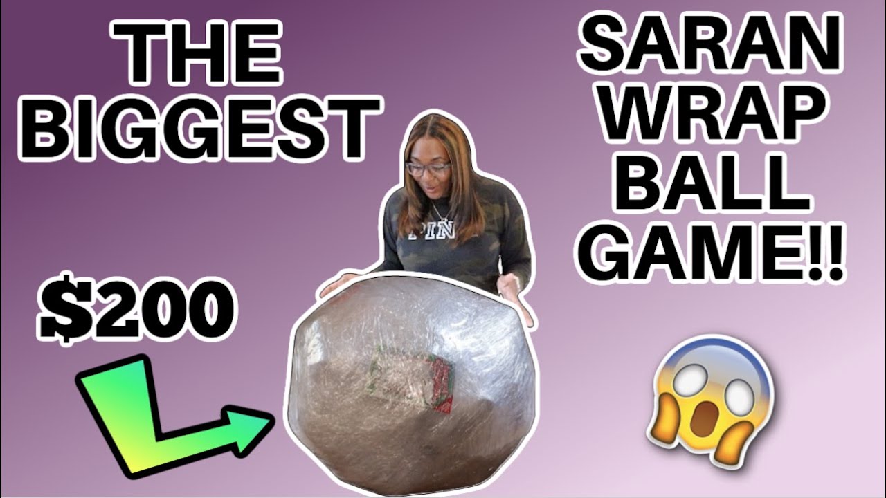 The Biggest Saran Wrap Ball | HOW TO | CHRISTMAS PARTY GAME IDEA