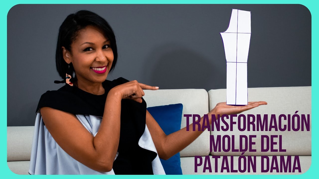 👖Transformación del MOLDE BÁSICO del PANTALÓN Dama Paso a Paso👉 LISSETE OCHOA (L8A)