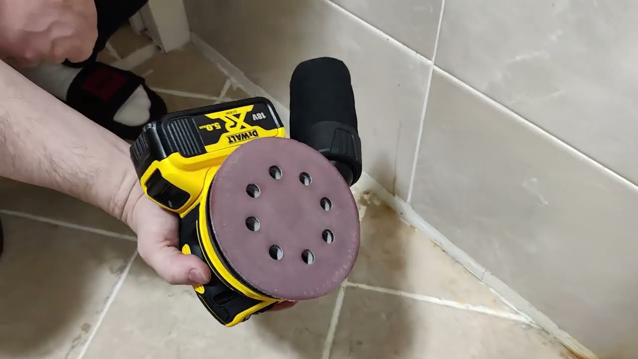 DeWalt DCW210 - первый тест шлифмашинки