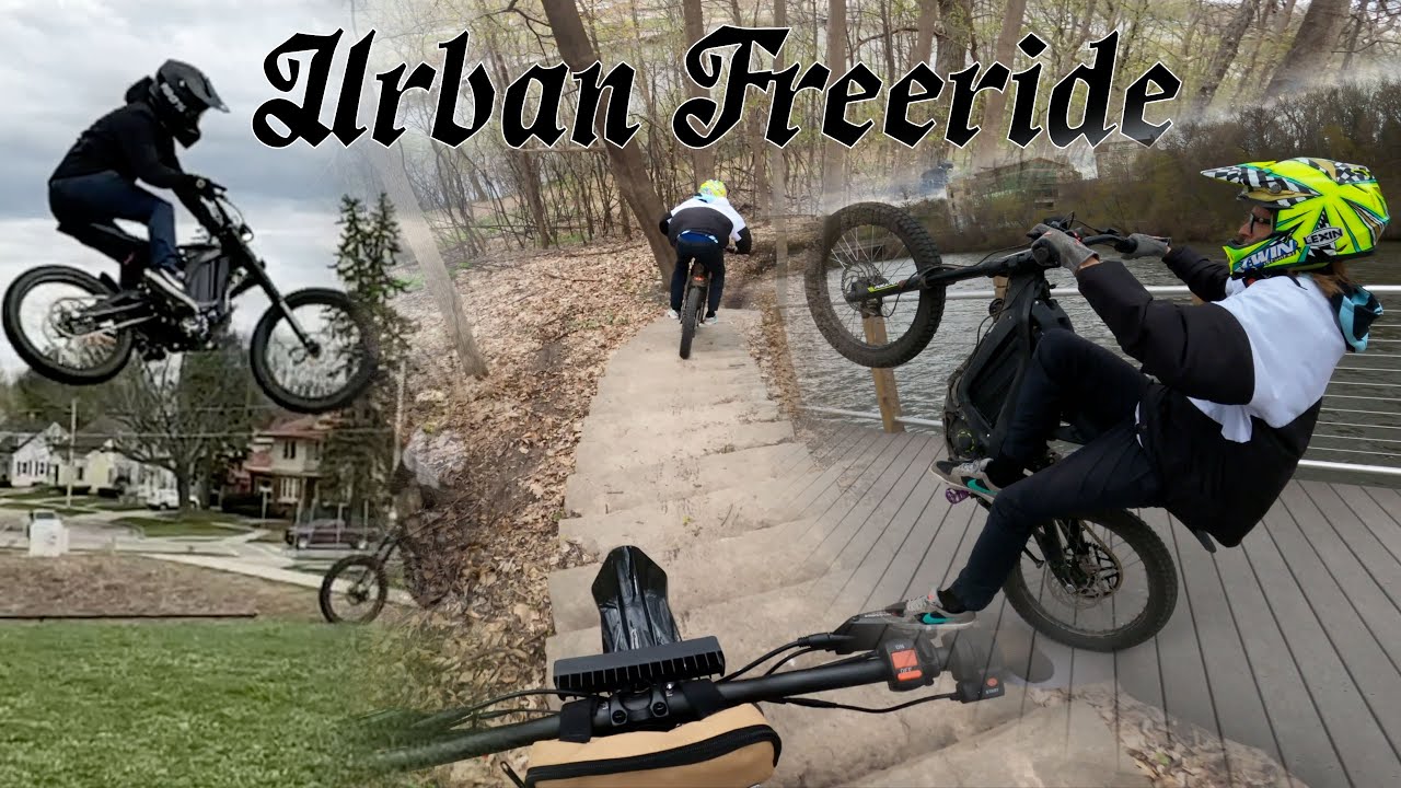 Talaria Sting R MX4 - Urban Freeride - Jumps and Wheelies