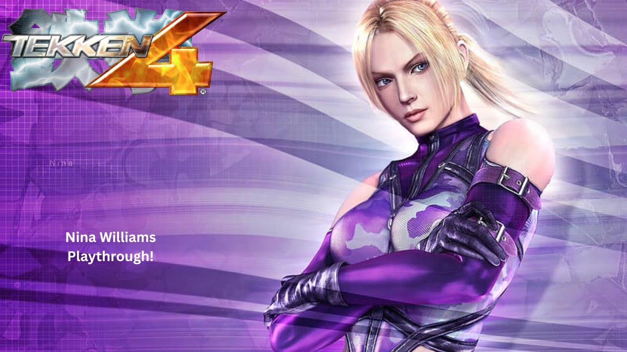 Tekken 4 PS2 Nina Williams Playthrough