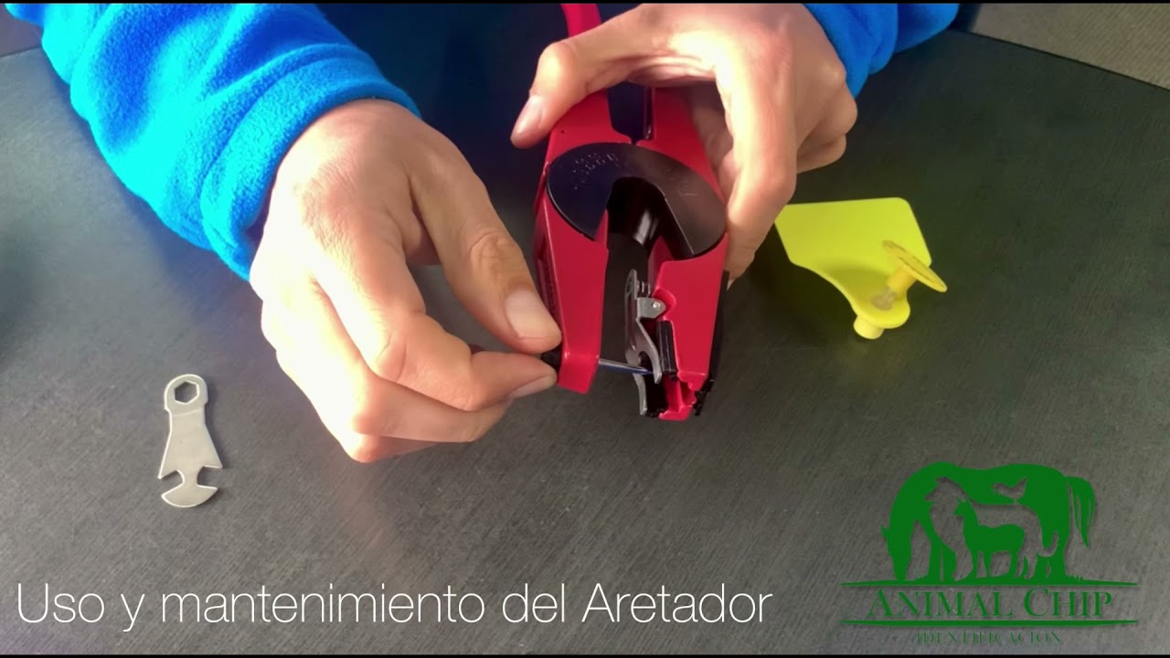 Uso y mantenimiento del Aretador - Animal Chip
