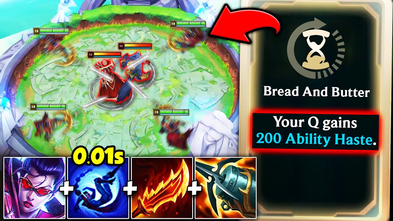 When Vayne gets "Bread and Butter" Augment, she can go permanently invisible