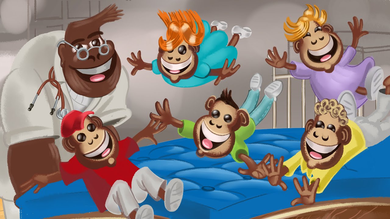 Five Little Monkeys Jumping On the Bed | Children's Songs | Kids Songs – Ranko Damjanovic