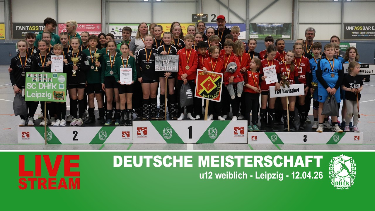 🔴 LIVE | Deutsche Meisterschaft Faustball U12 w&m 2026 | Leipzig