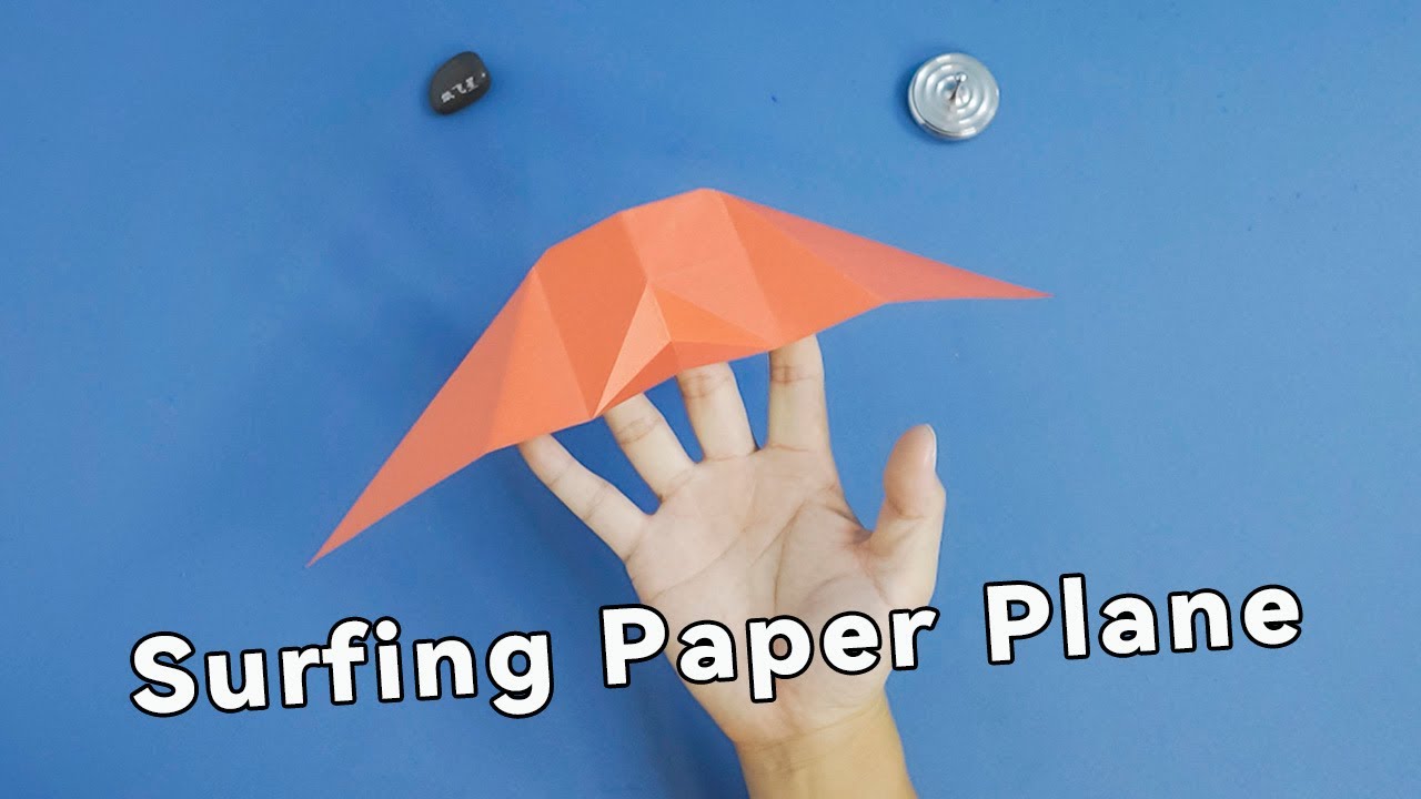 Best walkalong glider，How to fold a space walker paper airplane！【Paper Feijun】