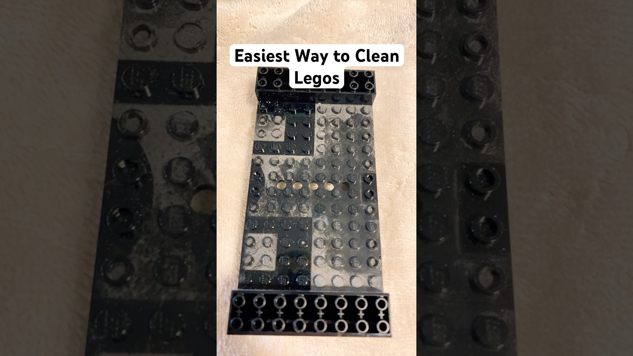 Easiest Way to Clean Dusty Legos #lego #legotutorial #cleaning