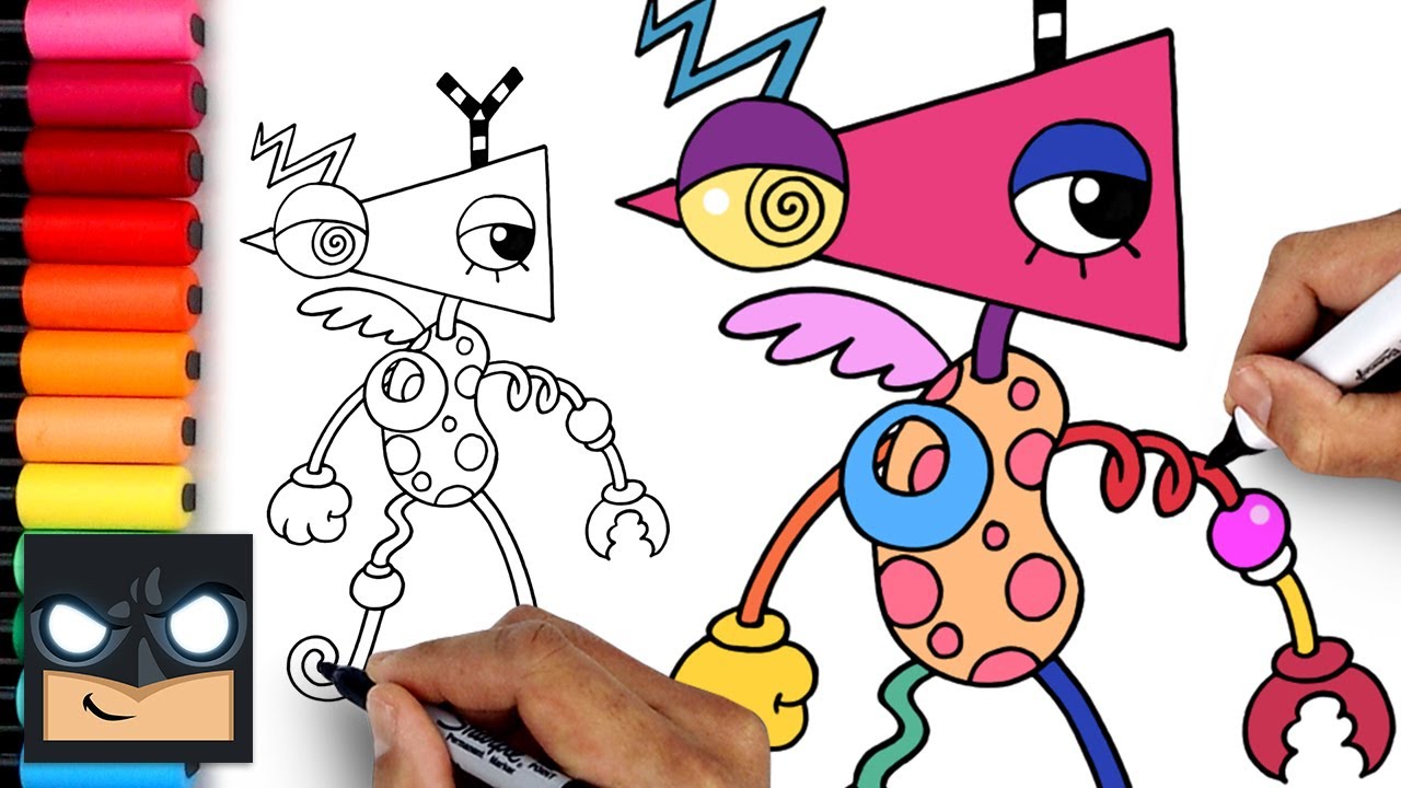 How To Draw Zooble | The Amazing Digital Circus