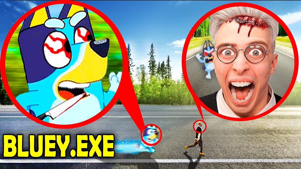 Дрон Снял БЛУИ Против БИНГО и ЕГО СЕМЬЮ ! *они живут в лесу*