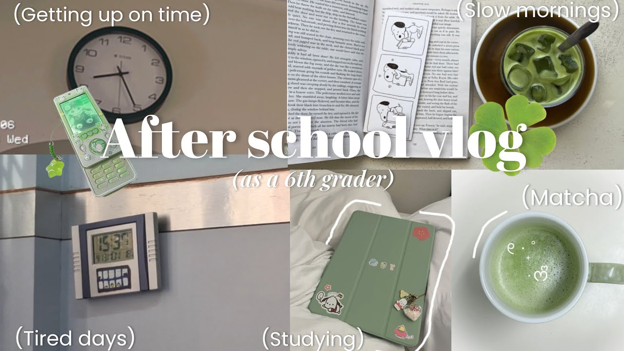 *REALISTIC* school girl diaries 01🗒 | school girl era, stu(dying), bus rides home & homework 🎧🍞