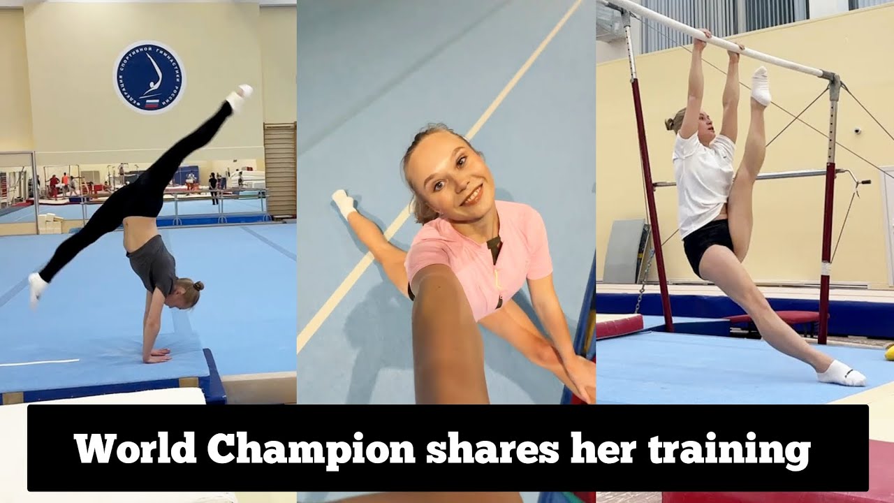 World Champion Angelina Melnikova shares gymnastics drills and training routine