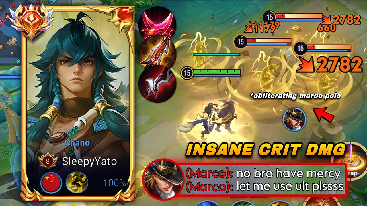 TOP 1 CHANO WITH INSANE CRIT DAMAGE OBLITERATING MARCO IN FARM LANE! | CHANO BUILD & ARCANA 2025
