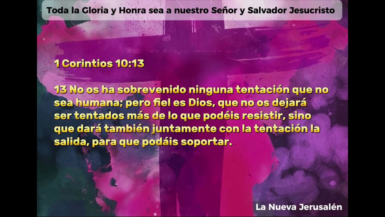 Fiel es Dios, que no os dejará ser tentados más de lo que podéis resistir - Pastor Abdias Bastardo 