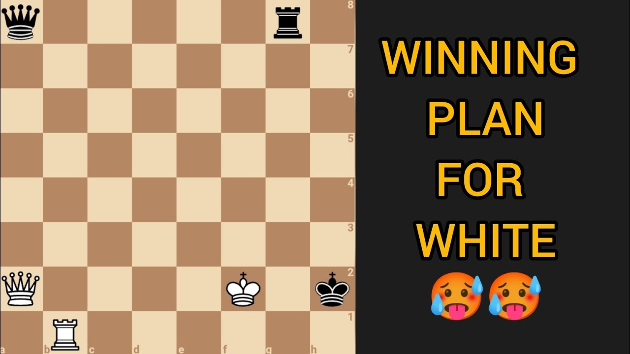 HOW ON EARTH DOES WHITE WIN? crazy chess endgame puzzle 