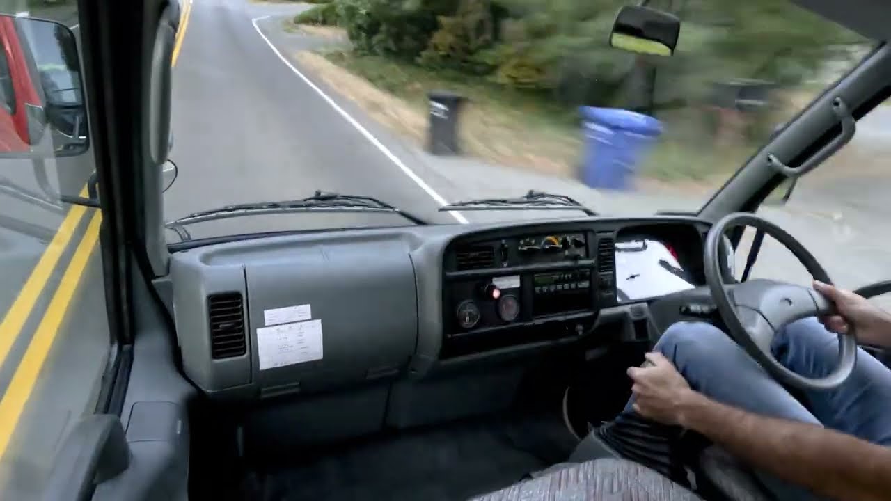 1996 Mitsubishi Fuso Canter Fire Truck Driving
