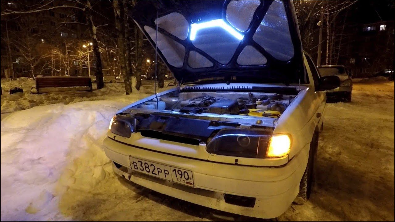 Сделал из ДХО подсветку капота и багажника! при открытии, Будни тазовода #21