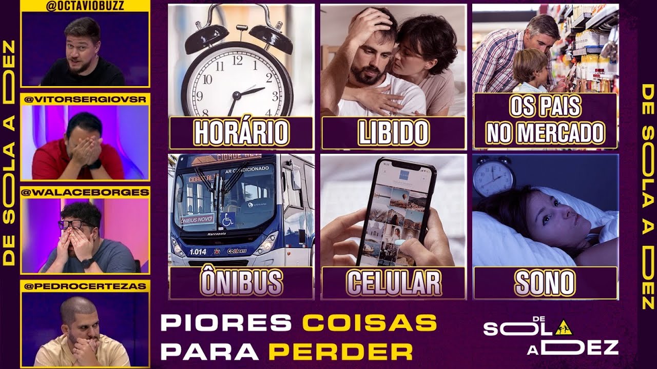 QUAL É A PIOR COISA PARA SE PERDER? | DE SOLA A DEZ