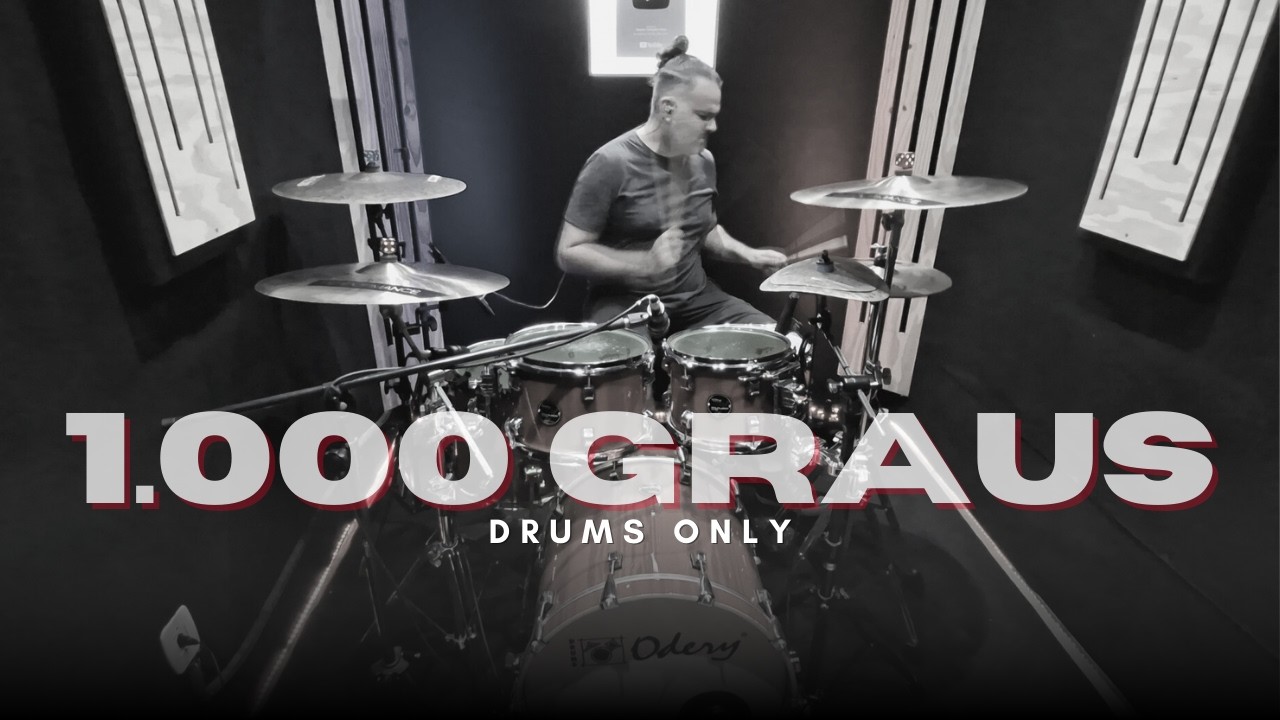 1000 GRAUS - RENASCER PRAISE - DRUMS ONLY
