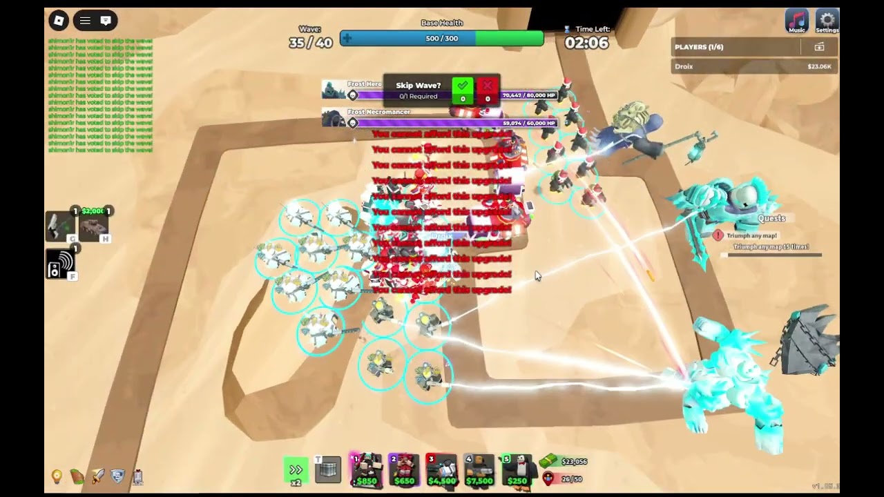 TDS Solo Frost Mode ( After Accel Buff )