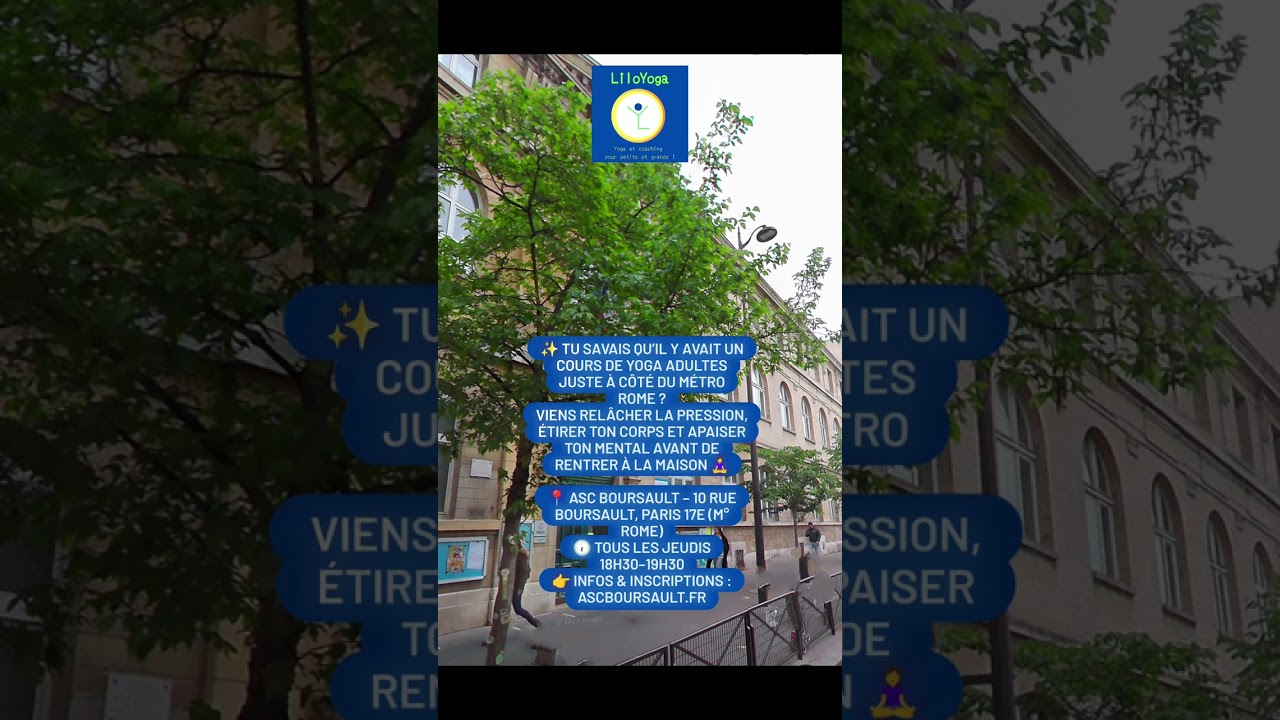 cours yoga Paris 17e jeudi soir