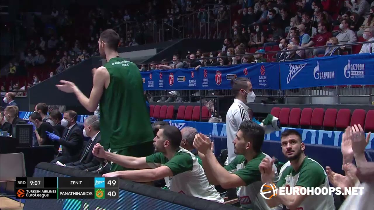 Zenit St Petersburg - Panathinaikos OPAP Athens 112-83: Nemanja Nedovic 20 points, 3 assists)