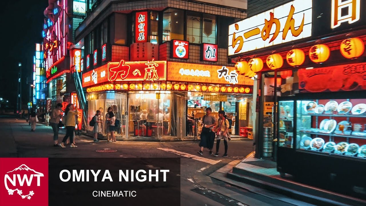 Downtown Omiya, Saitama pref - 4K/Osmo Pocket [Cinematic color]